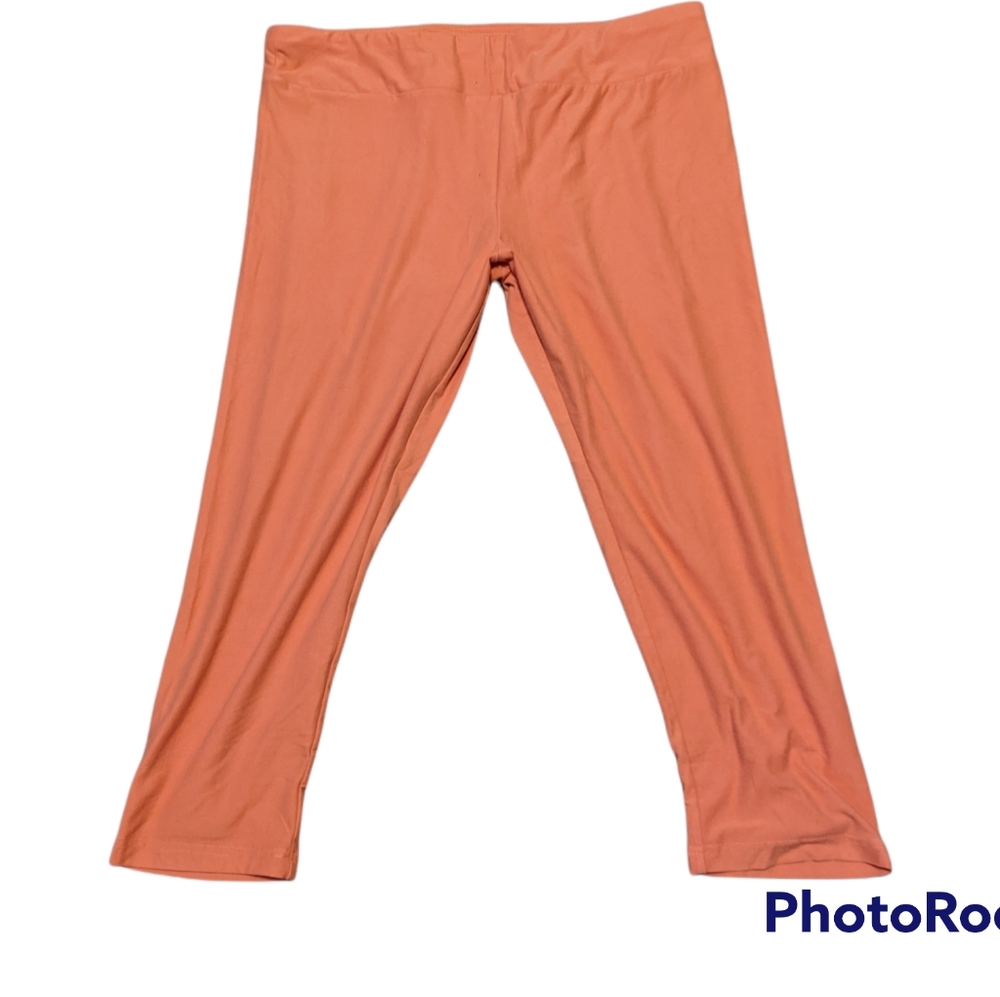 Orange Capri Leggings